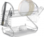 Dish drying rack 38 cm MAESTRO MR-1025-38 Silver