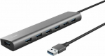 HUB USB Trust Halyx 1x USB-C + 7x USB-A 3.0 3.2 Gen1 3.1 Gen1 (24967)