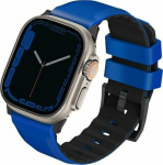Uniq Pasek UNIQ Linus Apple Watch 4/5/6/7/SE/8/Ultra 44/45/49mm Airsoft Silicone blue/racing blue