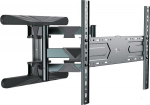 Gembird | Full-motion wall mount | WM-80ST-01 | Tilt, swivel, rotate | 40-80 " | Maximum weight (capacity) 50 kg | Black
