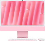 Apple 24-inch iMac with Retina 4.5K display: M4 chip with 10-core CPU and 10-core GPU, 16GB, 512GB SSD - Pink (MWV53D/A)