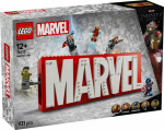 Lego Klocki Super Heroes 76313 Logo MARVEL z minifigures