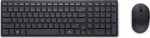 Dell Compact KM555 Silent Wireless Keyboard and Mouse, RF Wireless + Bluetooth, LT, Black