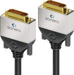 Sonero S-DC500-100 - 10 m - DVI-D - DVI-D - Male - Male - Schwarz