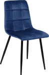 Chair CHILLI dark blue velvet