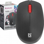 KIN Defender Mouse Defender TIANA Wireless Mouse MB-055 optical clickless silent 1000dpi 3P czarna