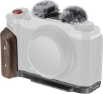 SMALLRIG 5260 L-SHAPE MOUNT PLATE WITH WOODEN HANDLE FOR FUJIFILM X-M5 BLACK