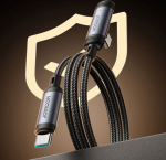 Kabel USB Joyroom USB-C - USB-C 1.2 m Czarny (6956116764951)