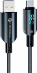 Kabel USB A do USB C Forcell F-Energy QC4.0 PD 3A 66W Digital 1.2 m C272 czarny