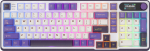 Royal Kludge RK S98 - US Layout - Hot-Swappable Chartreuse Switches - Blackberry (Baltai Violetinė) Belaidė Žaidimų Klaviatūra