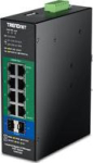 TRENDnet Industrial Switch 10-Port Gbit PoE+ L2 Man DIN-Rail