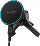 Loader Spigen SPIGEN EV15MAQ ESSENTIAL MAGNETIC MAGSAFE VENT CAR MOUNT WIRELESS CHARGER 15W Qi2 BLACK