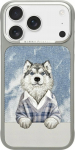 Nimmy Case Nimmy Gentle Pets Series Dog MagSafe do iPhone 17 Pro szary