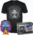 Funko Pop! & Tee (Adult): Tim Burton's Corpse Bride - Emily (Blacklight) Vinyl Figure and T-Shirt (XL)