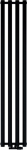 Bathroom radiator Alkotest GRŁ-G/AP-1800X512-C / AQUAFORM / ASAMI-PLUS / VERTICAL BATHROOM RADIATOR 1800X512 CZARNY Z HANGERS 993W / BY.DOL. 50MM / AQ.802-322518
