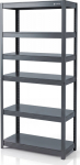 Jan Nowak Wide anthracite metal shelf: JOHNNY, 1800 x 800 x 420 mm