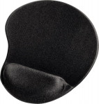 Hiirepadi randmetoega Hama Ergonomic Mouse Pad Black, must