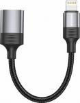 Swissten Textile Lightning - USB-A OTG Adapter 0.12m