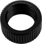 Koolance coupling adapter, 2x G1/4-inch external thread - black