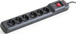 Arm Armac Multi M6 | Listwa zasilająca | przeciwprzepięciowa, 6 sockets, przew&oacute;d 5m, czarna