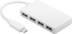 MicroConnect USB-C Multiport Adapter, simultaneous connection of 4