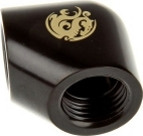 Bitspower Adapter 90 Grad G1/4 Zoll IG auf G1/4 Zoll IG - schwarz matt