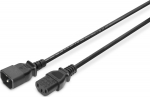 DIGITUS Power extension cord 5.0m schwarz