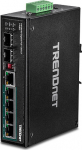 TRENDnet TI-PG62 - Switch - unmanaged - 4 x 10/100/1000 (PoE+)