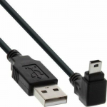 Cable USB InLine USB-A - miniUSB 2 m Czarny (34220)