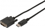 DIGITUS DisplayPortKabel DPort -> DVI(24+1) St/St 8K 2m 1.1a