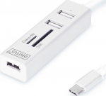 Digitus USB Type-C OTG 3-Port HUB and Card Reader | DA-70243