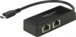 Delock Adapter USB-C 3.1 Gen 1 > 2 x Gigabit