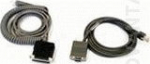 Datalogic connection cable, RS232 - Connection cable, RS232 (9 PIN, female), coiled, length: 2.4 m