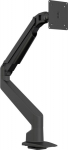 Multibrackets M VESA Gas Lift Arm Single Black HD | VESA 75x75-100x100 | Max 21kg | Table clamp mount | Svart