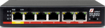 SWITCH POE GETFORT 4FE x POE + 2FE UPLINK 65W