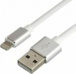 Cable USB EverActive USB-A - Lightning 1.5 m White (CBS-1.5IW)