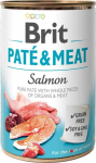 BRIT Pat&eacute; & Meat with Salmon - wet dog food - 400g