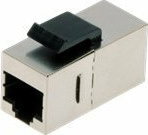Digitus CAT 5e modular coupler, shielded RJ45 to RJ45, for panel connection