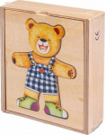 Smily Play Wooden puzzle Teddy bear boy