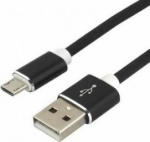 Cable USB EverActive USB-A - microUSB 1.5 m Czarny (CBS-1.5MB)