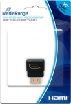 MediaRange HDMI High Speed Angle adapter 90&deg; schwarz