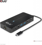 Club3D Club 3D CSV-1595 7-in-1 USB-C Dockingstation Sort