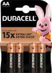 Patareid Duracell MN1500/4 Basic AA LR6 1.5V Alkaline, 1 pakk (pakis 4tk)