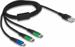 Delock USB Type-C kabel 1m Sort