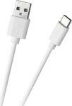 Kabel USB Foxconn USB-A - USB-C 1 m White (GSM1000W)