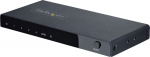 StarTech.com 4-Port 8K HDMI Switch, HDMI 2.1 Switcher 4K 120Hz HDR10+, 8K 60Hz UHD, HDMI Switch 4 In 1 Out, Auto/Manual Source Switching, Remote Control and Power Adapter Included - 7.1 Channel Audio/eARC (4PORT-8K-HDMI-SWITCH) - Video-/audio switch - 4