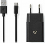 Loader Nedis Nedis WCHAC242ABK Mobile Device Charger Universal Black AC Internal