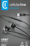 Cellularline Orbit - Earphones with Microphone