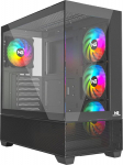 Nordic Gaming Hugin RGB Tower ATX Sort