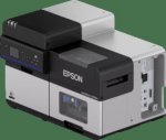 EPS Epson ColorWorks C8000e, cutter, disp., USB, Ethernet, kit (USB), black, grey - colour label printer, ink-jet, resolution: 47 dots/mm (1200 dpi), media width (max.): 112 mm, print width (max.): 108 mm, speed (max.): 300 mm/s, cutter, display, USB ...